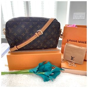 ❤️ LV Vintage Trousse GM Cosmetic Crossbody Bag XL